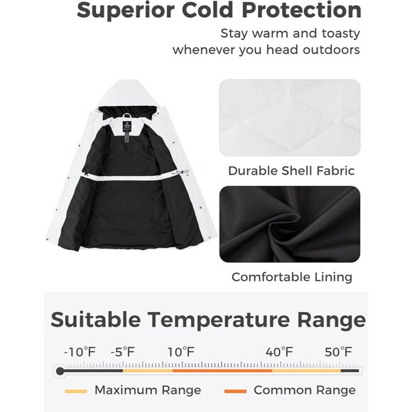 Eco-Conscious Long Puffer Coat for Women – Adjustable Fit & Cozy Warmth - Picture 3 of 6